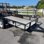 Triple Crown 5X10 Single Axle Utility Trailer | Black  | U5X10G