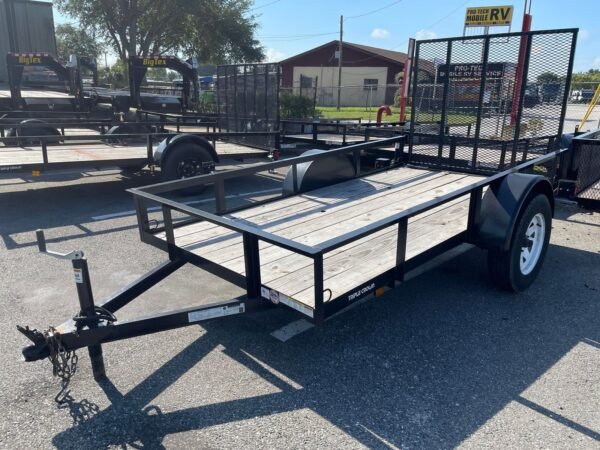 Triple Crown 5X10 Single Axle Utility Trailer | Black  | U5X10G - Image 2