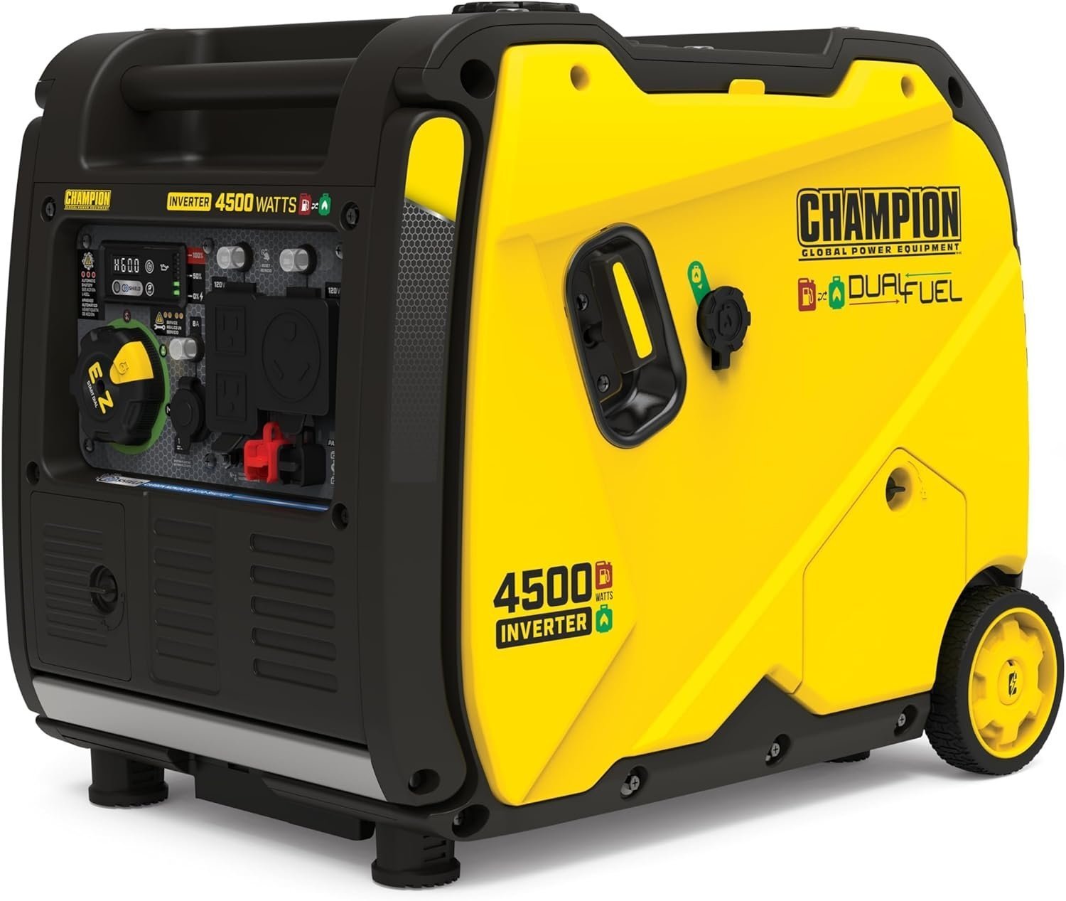 527 Champion 4,500-Watt Portable Dual Fuel Inverter Generator 200991 - Image 1