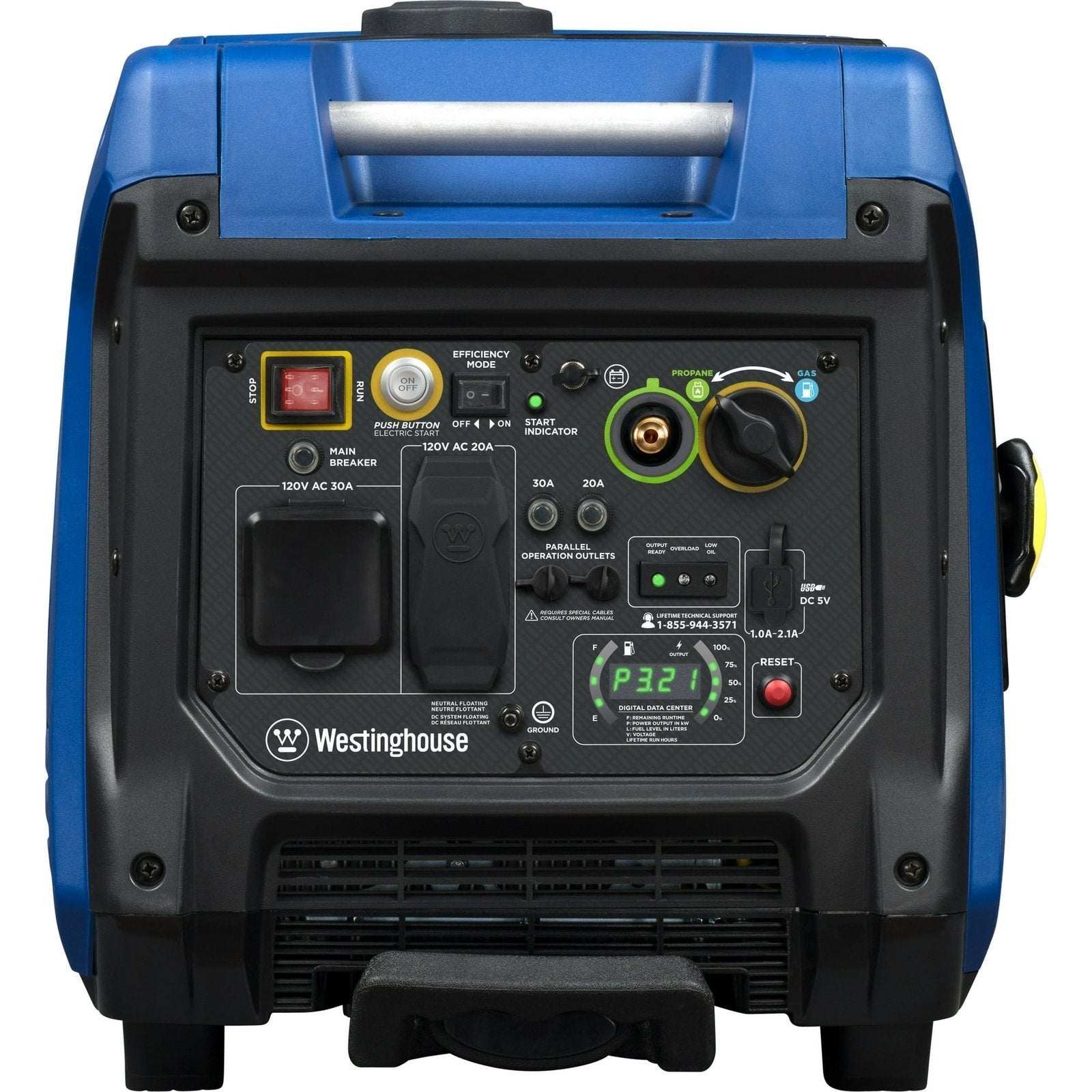 8601bbd0-5b3f-4d52-bab0-00616bddc38d Westinghouse 5,000-Watt Dual-Fuel Portable Inverter Generator - Image 1