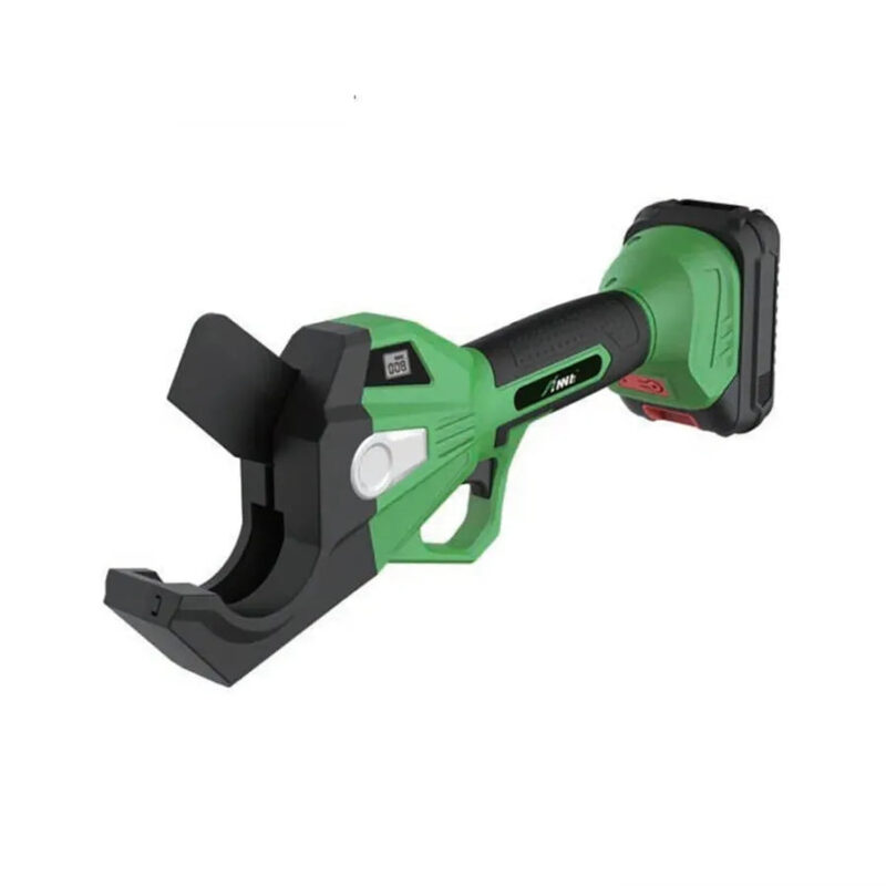 18V cordless pipe cutter FBEPS-501801 with Teflon-coated blade and battery pack
