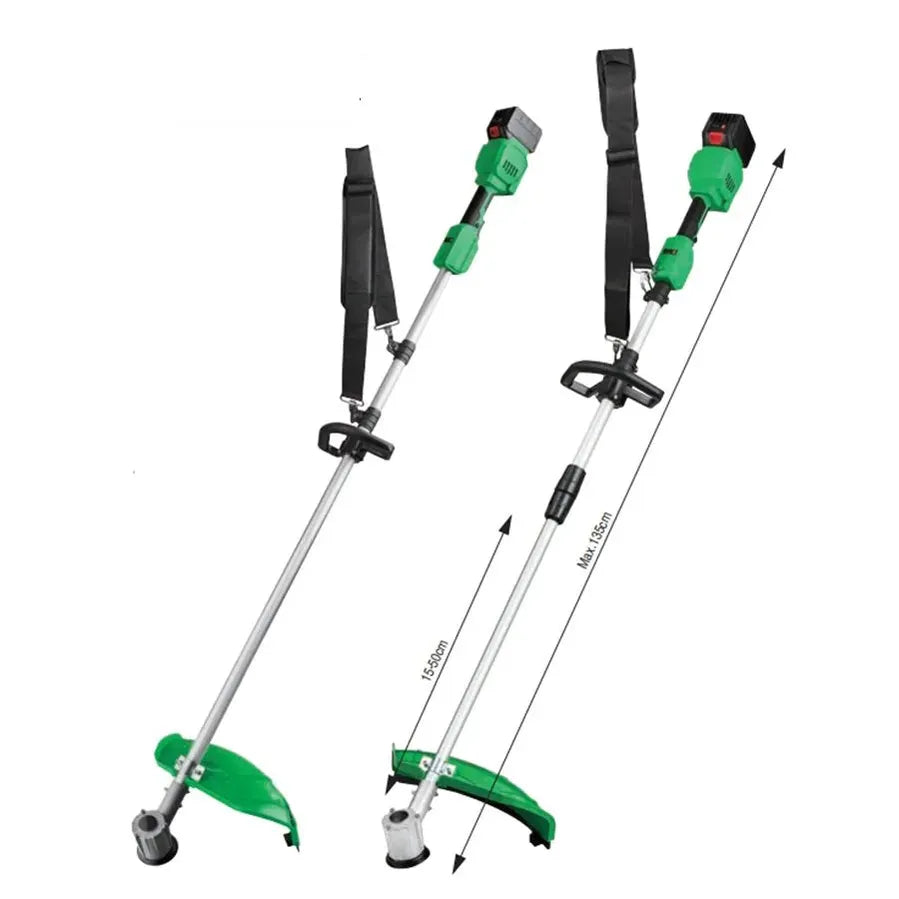 FMBT-3002LQ Cordless lawn mower with battery and charger trimming garden grass