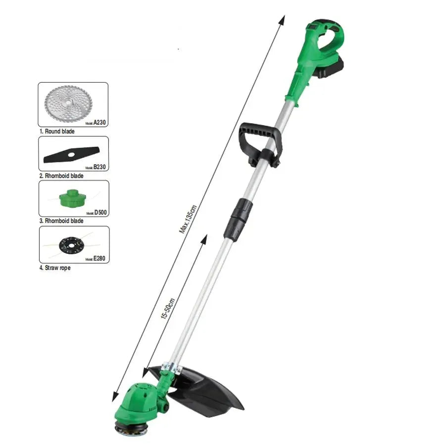 FMBT-3003LQ-3 Cordless lawnmower with square blade for precision lawn cutting