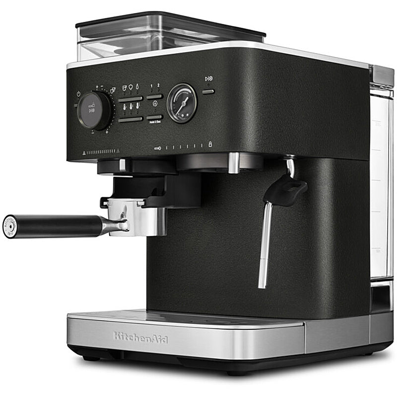 Kitchenaid 5KES6551EBK Halbautomatische Espressomaschine mit Mühle ARTISAN Farbe: Gusseisen Schwarz – Bild 3