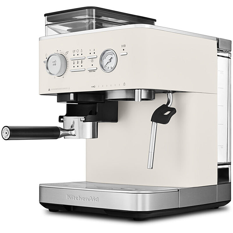 Kitchenaid 5KES6551EPL Halbautomatische Espressomaschine mit Mühle ARTISAN Farbe: Porcelain White – Bild 3