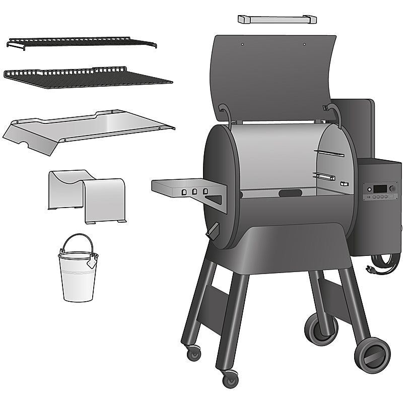 Traeger Ironwood 650 D2 Pelletgrill TFB65BLFC – WiFIRE App, 4.194 cm² Grillfläche – Bild 24