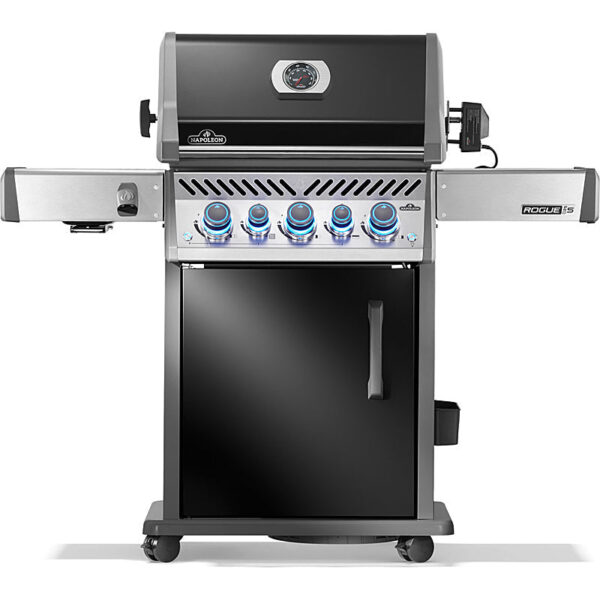 Napoleon Rogue PRO-S 425 Gasgrill – 3 Brenner, 23,75 kW, Infrarot Sizzle Zone, inkl. Drehspieß, Schwarz