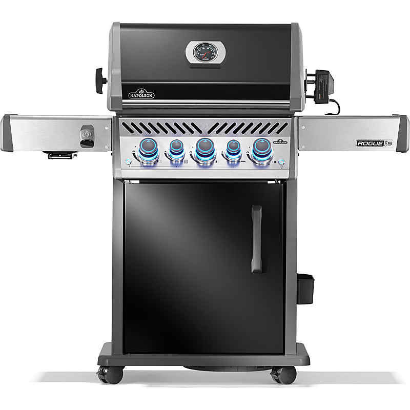 Napoleon Rogue PRO-S 425 Gasgrill – 3 Brenner, 23,75 kW, Infrarot Sizzle Zone, inkl. Drehspieß, Schwarz – Bild 13