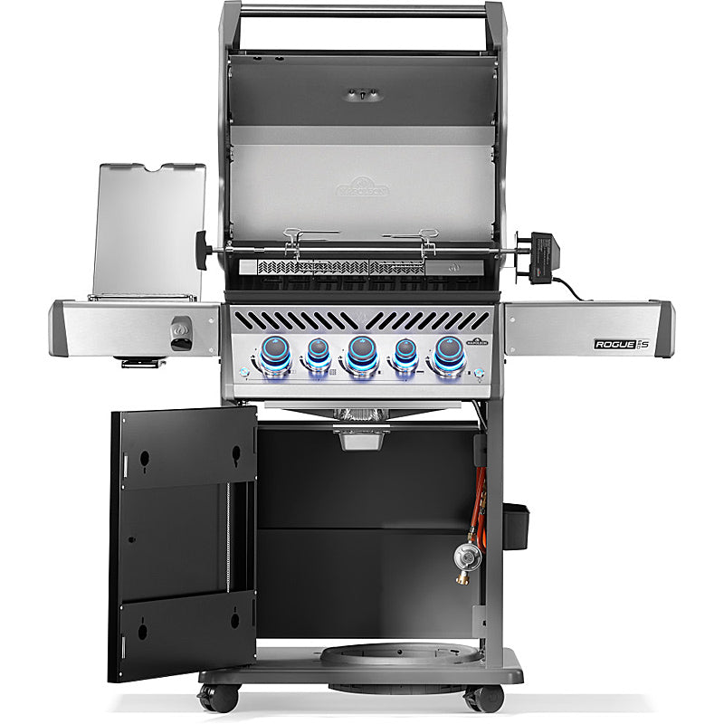Napoleon Rogue PRO-S 425 Gasgrill – 3 Brenner, 23,75 kW, Infrarot Sizzle Zone, inkl. Drehspieß, Schwarz – Bild 16