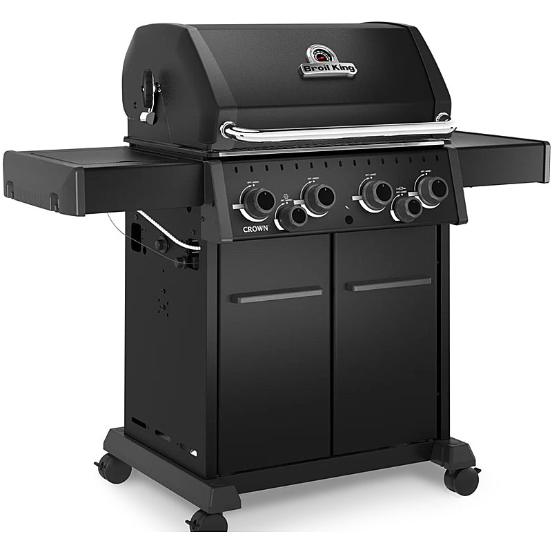 Broil King Crown 490 Shadow Gasgrill – 4 Brenner, 11,4 kW, Seitenbrenner & Drehspieß – Bild 3