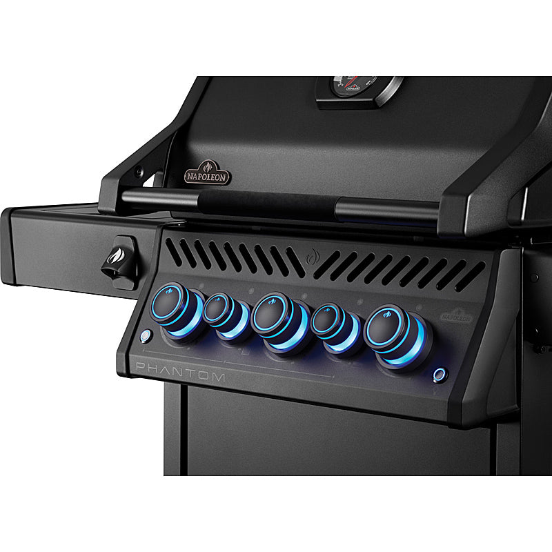 Napoleon Phantom Rogue PRO-S 425 Gasgrill Mattschwarz – 3 Brenner, Infrarot SIZZLE ZONE™, 4.574 cm² – Bild 5