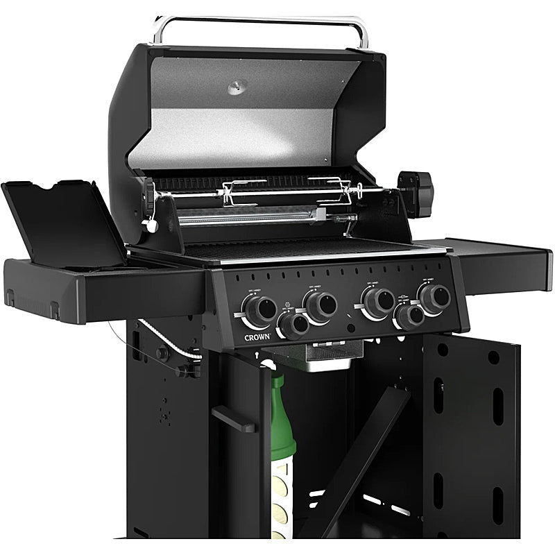 Broil King Crown 490 Shadow Gasgrill – 4 Brenner, 11,4 kW, Seitenbrenner & Drehspieß – Bild 9