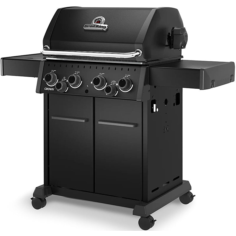 Broil King Crown 490 Shadow Gasgrill – 4 Brenner, 11,4 kW, Seitenbrenner & Drehspieß – Bild 5