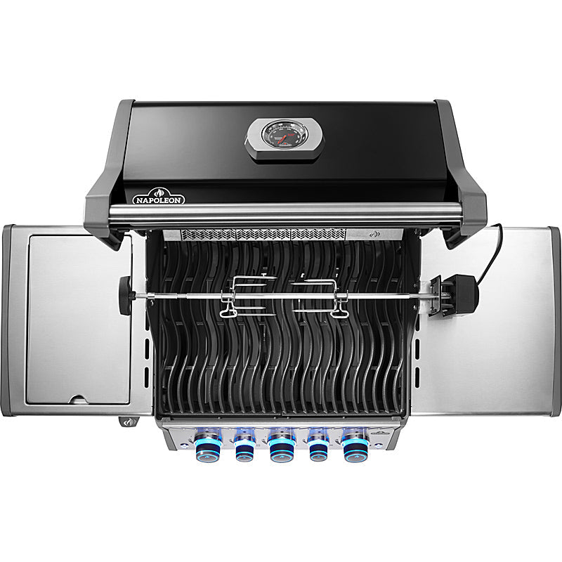 Napoleon Rogue PRO-S 425 Gasgrill – 3 Brenner, 23,75 kW, Infrarot Sizzle Zone, inkl. Drehspieß, Schwarz – Bild 18