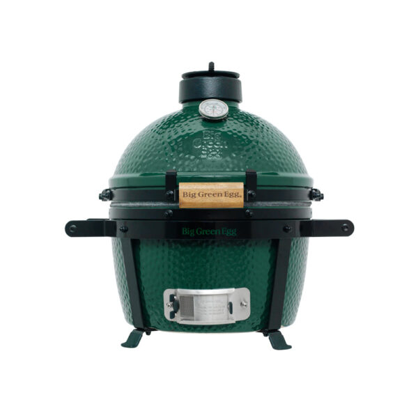 Big Green Egg MiniMax Kamado Keramikgrill – 855 cm² Kochfläche, 33 cm Rost, inkl. convEGGtor & EGG Carrier