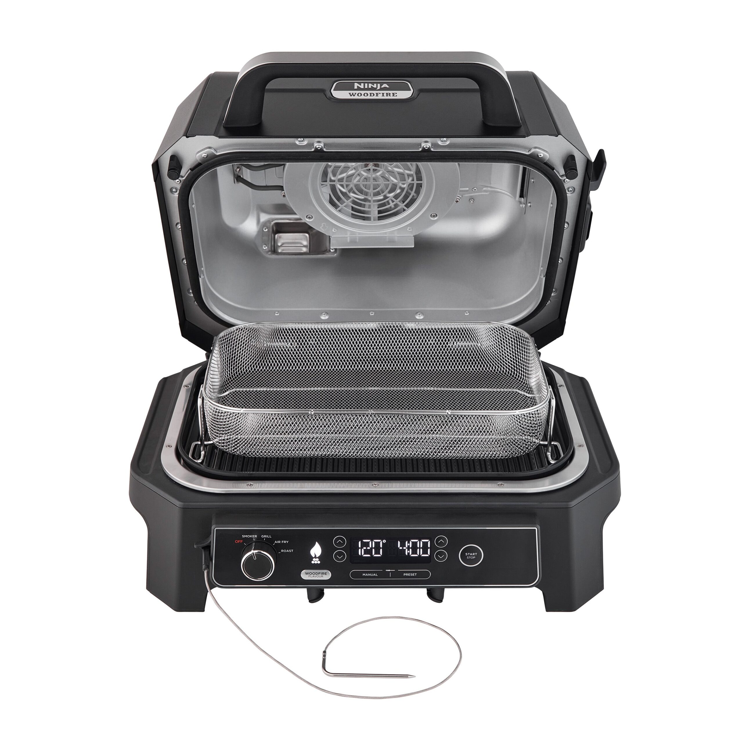 Ninja Woodfire Pro XL OG850EU Elektrischer Outdoor Grill & Smoker 45×31 cm Bundle – Bild 19