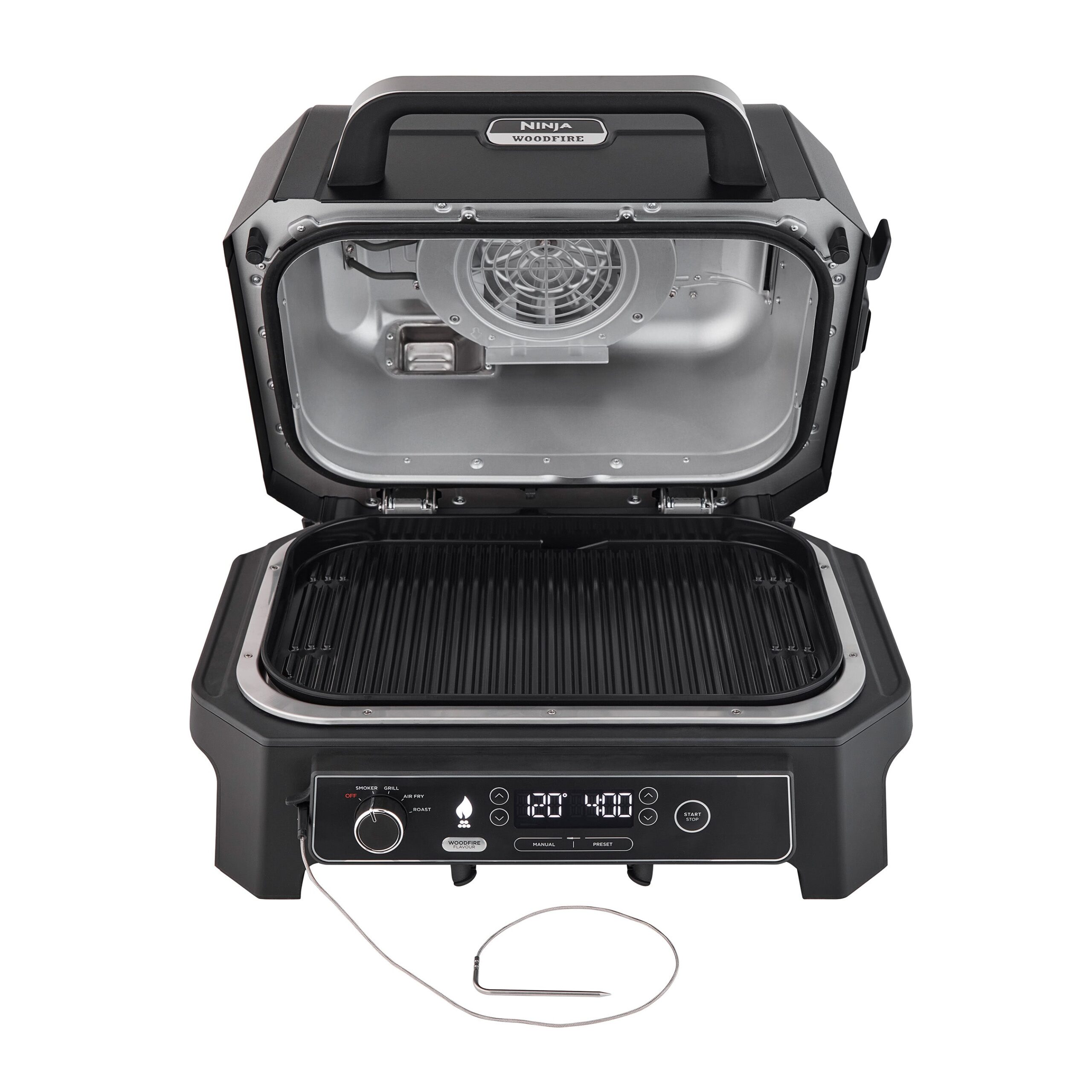 Ninja Woodfire Pro XL OG850EU Elektrischer Outdoor Grill & Smoker 45×31 cm Bundle – Bild 8