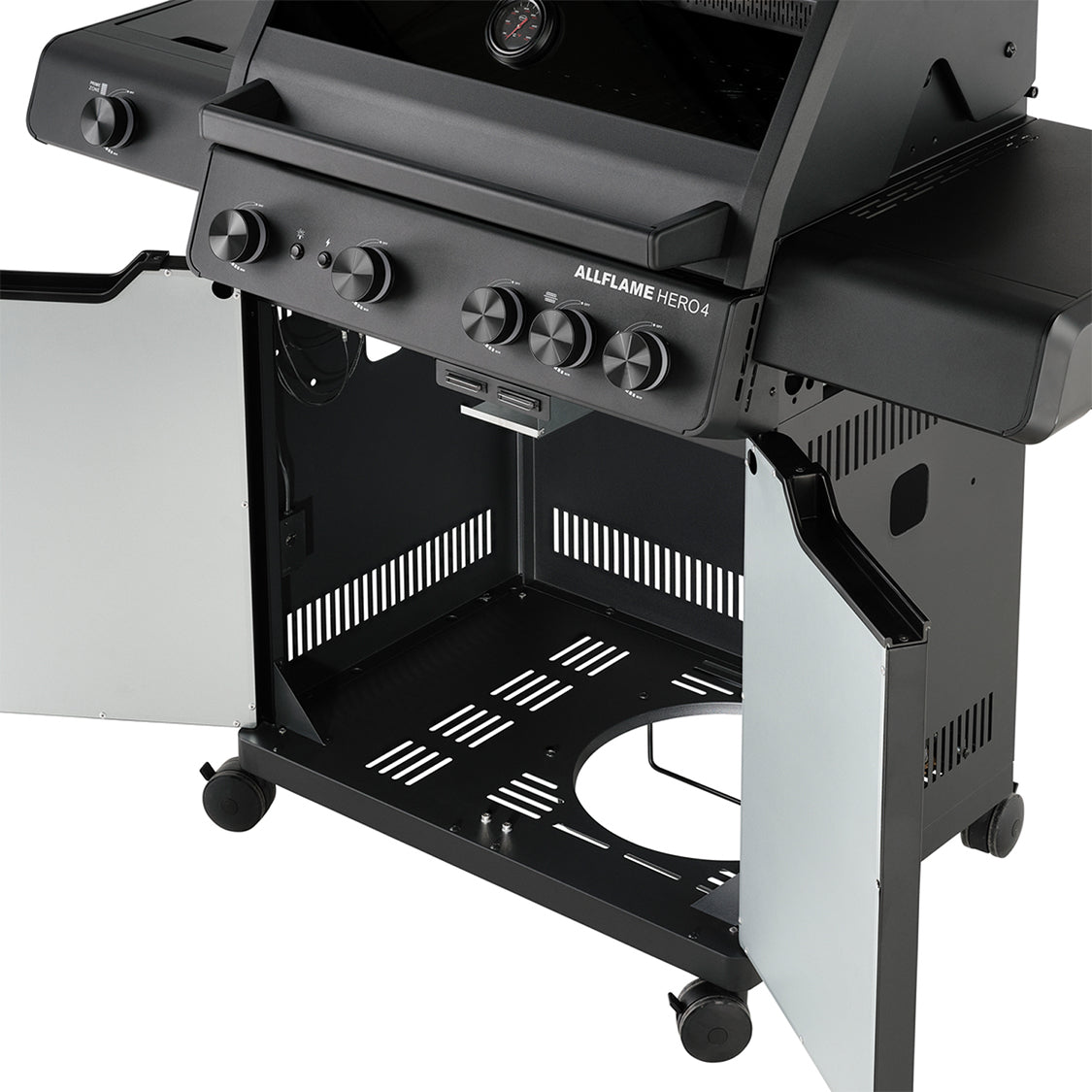 Rösle Allflame Hero 4 Gasgrill – 4 HEATSPIRE-Brenner, 17 kW, Primezone 800 °C, VARIO+-Rostsystem – Bild 3
