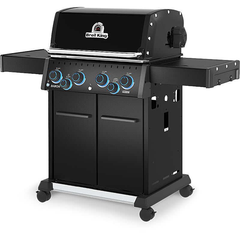 Broil King Baron 490 X Shadow Gasgrill mit Drehspieß-Set | 4 Brenner, 18,5 kW, Pellet-Ready – Bild 10