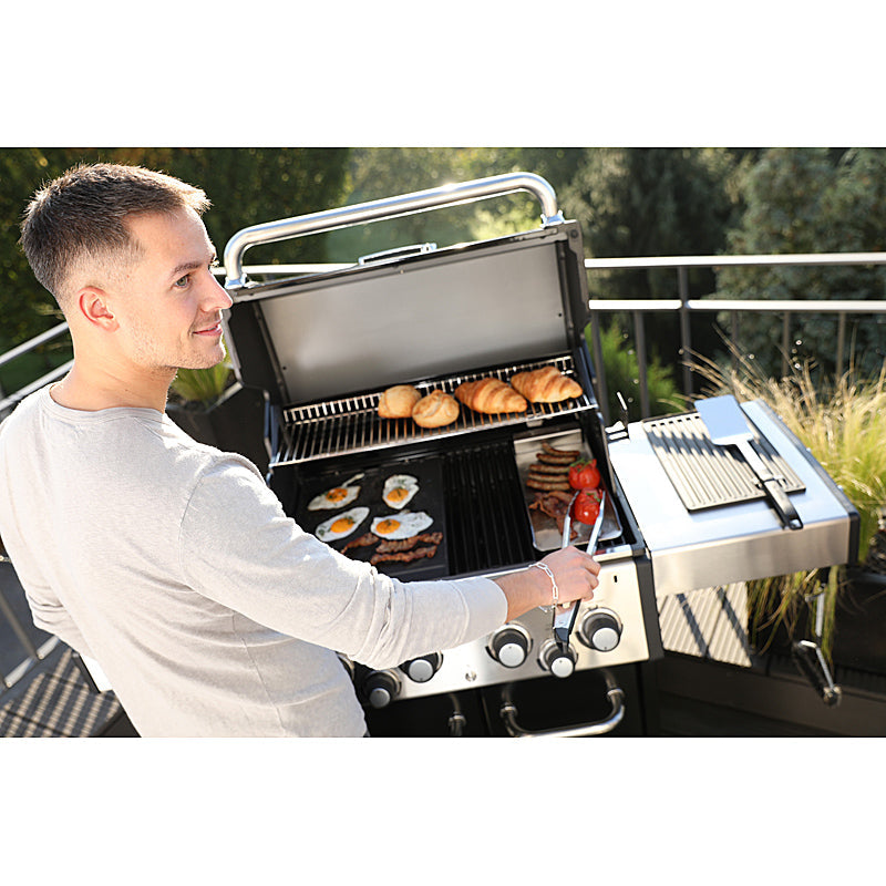 Broil King Baron 490 Black Gasgrill 4 Brenner 11,4 kW Drehspieß Gussroste – Bild 22