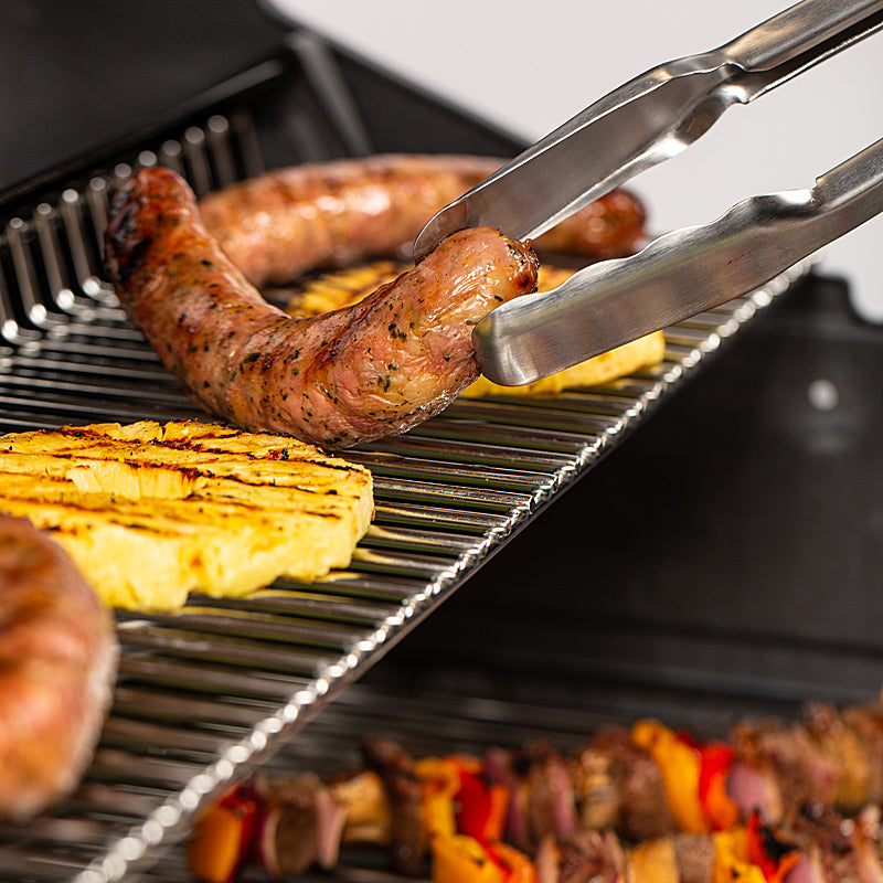 Broil King Baron 490 Black Gasgrill 4 Brenner 11,4 kW Drehspieß Gussroste – Bild 30