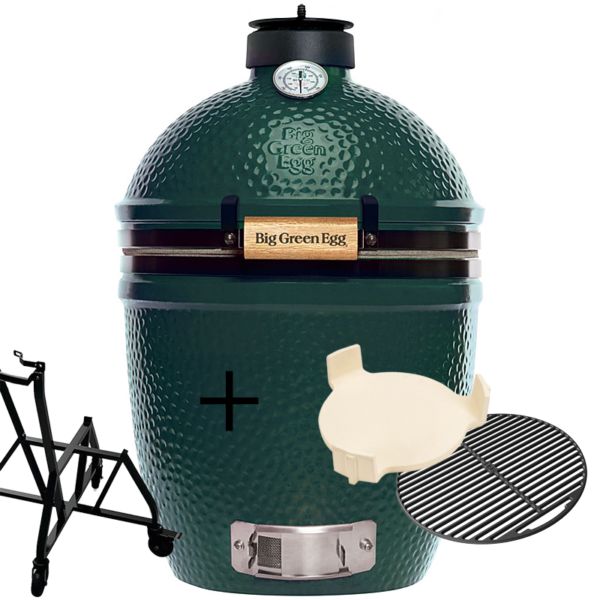 Big Green Egg Small Keramikgrill Starterpaket – Ø 33 cm, convEGGtor & Gussrost
